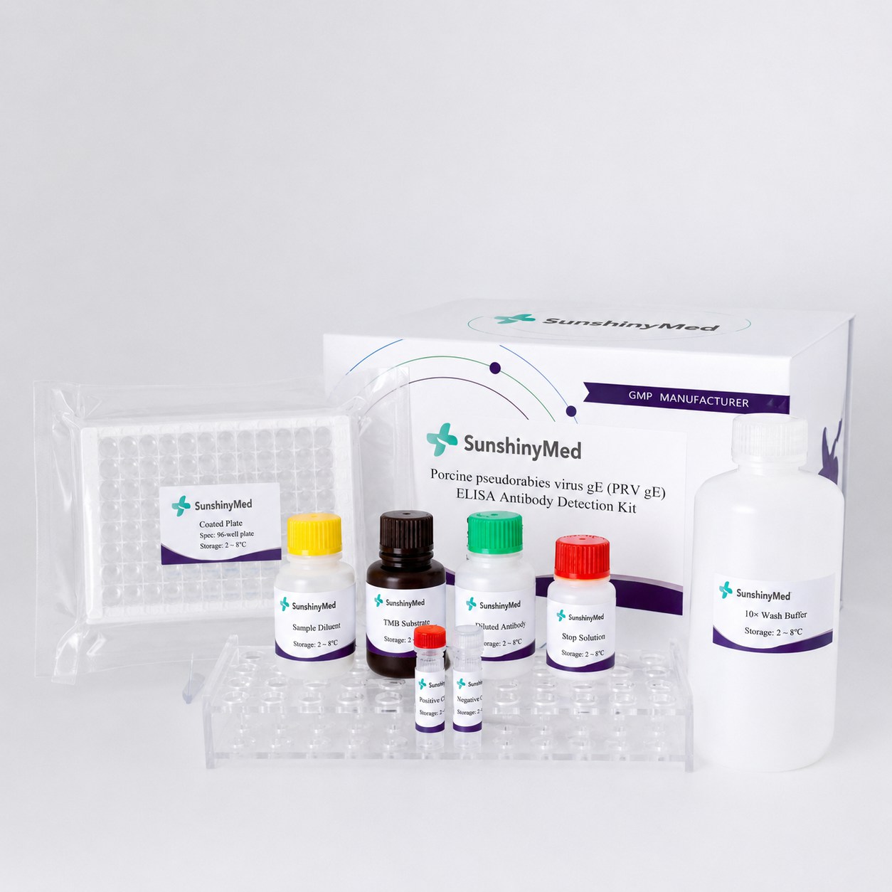   Porcine Pseudorabies Virus (PRV) gE Antibody ELISA Kit